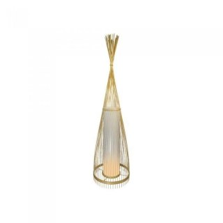Drewniana Lampa Podłogowa V-TAC Rattan E27 94cm VT-3100 5 Lat Gwarancji