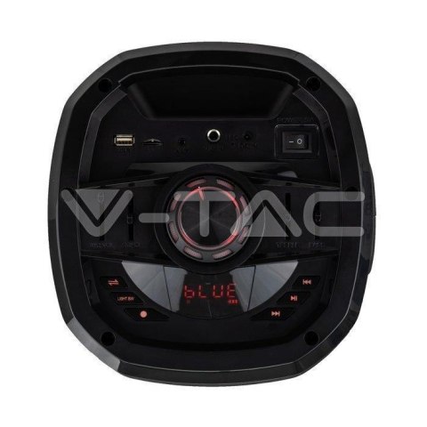 Głośnik przenośny V-TAC 30W Ładowanie Mikrofon USB FM Pilot VT-6207-2