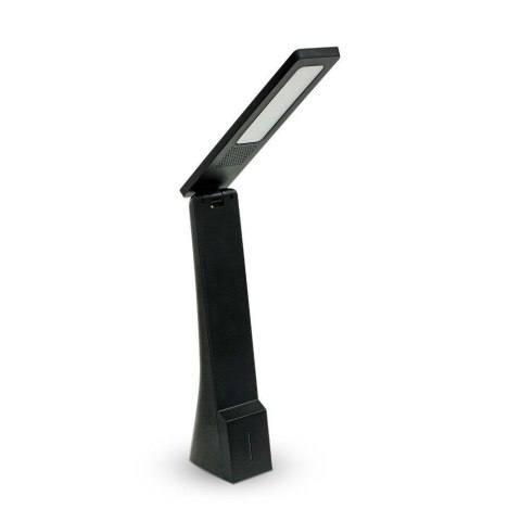 Lampka Biurkowa V-TAC 4W LED Ściemnianie Ładowanie Czarna VT-1014 2700K-6400K 550lm