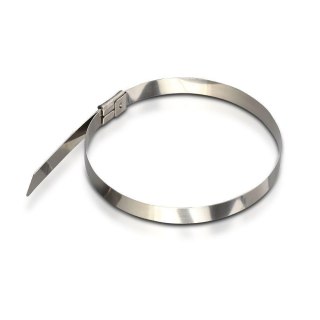 Opaska kablowa ze stali nierdzewnej V-TAC 4,6x300mm (Opak. 100szt)