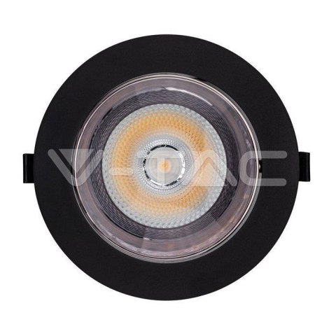 Oprawa Downlight V-TAC SAMSUNG CHIP 20W Czarna Uchylna VT-2-23 3000K 1600lm 5 Lat Gwarancji