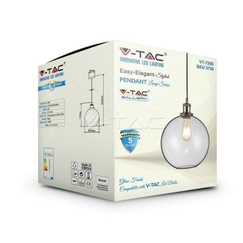 Oprawa Zwieszana V-TAC Vintage fi200 VT-72501