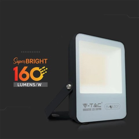 Projektor LED V-TAC 100W Czarny EVOLUTION 160Lm/W VT-49161 4000K 16000lm 5 Lat Gwarancji