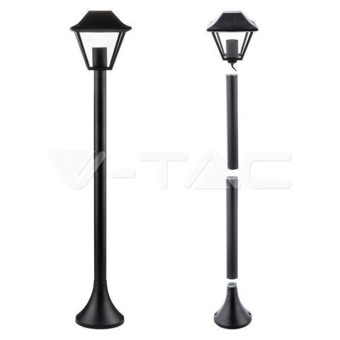 Słupek Ogrodowy V-TAC 1XE27 95cm IP44 Czarny VT-845 3 Lata Gwarancji