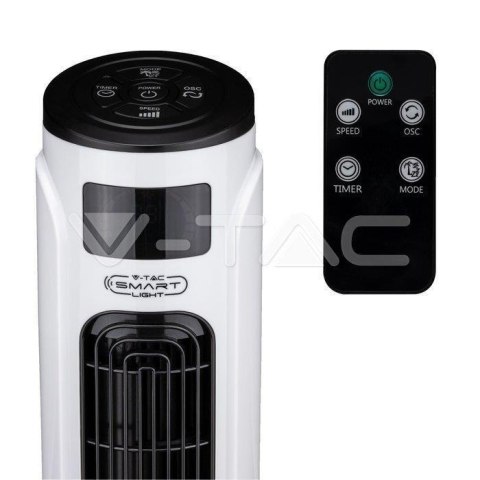 Wentylator Wieżowy SMART WiFi V-TAC 55W LCD Amazon Google Home Voice Control VT-5566