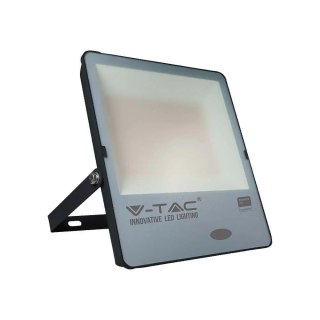 Projektor LED V-TAC 200W Czujnik Światła SAMSUNG CHIP 100Lm/W Czarny VT-272 4000K 20000lm 5 Lat Gwarancji