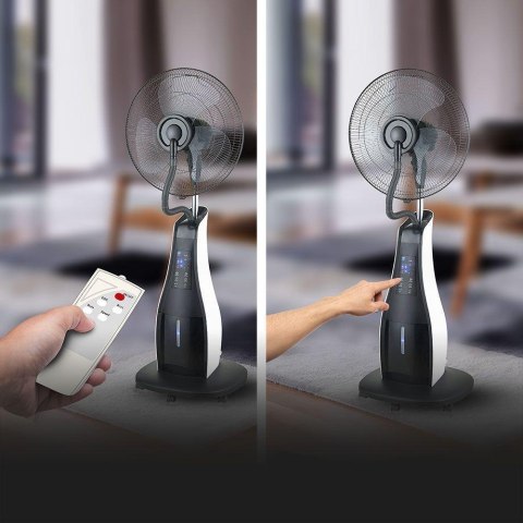 Wentylator Podłogowy V-TAC 80W LED Pilot RF Mgła Wodna VT-8217-3