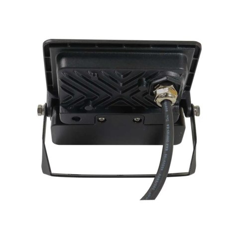 Projektor LED V-TAC 20W SAMSUNG CHIP Czujnik Ruchu Czarny Przewód 1M VT-128S-1 3000K 1510lm 5 Lat Gwarancji