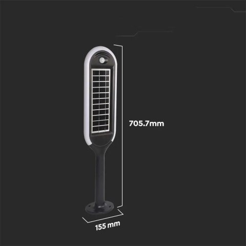 Słupek Ogrodowy V-TAC Solarny LED 5W 2w1 VT-945 3000K 400lm