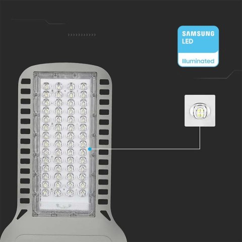 Lampa Oprawa Uliczna LED V-TAC SAMSUNG CHIP 100W Soczewki 110st 135Lm/W VT-104ST 4000K 13500lm 5 Lat Gwarancji