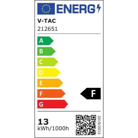Taśma LED V-TAC Bezpunktowa COB 512LED 24V CRI90+ 13W/m VT-COB 6500K 1200lm 3 Lata Gwarancji