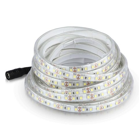 Taśma LED V-TAC SMD2835 1200LED 24V IP65 2xPCB RĘKAW 10mb 7,5W/m 120LED/m VT-2835-7.5 3000K 750lm