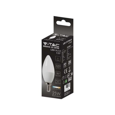 Żarówka LED V-TAC 3,7W E14 Świeczka VT-1818 4000K 320lm
