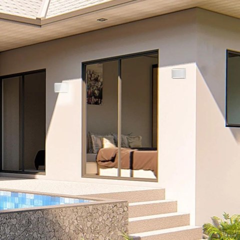 Kinkiet Ścienny V-TAC 9W LED Góra Dół Bridgelux Chip Biały IP54 VT-815-W 4000K 1280lm