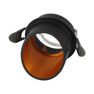 Oczko V-TAC GU10 Wpuszczane Czarne+Złoty VT-974RD-B 3 Lata Gwarancji