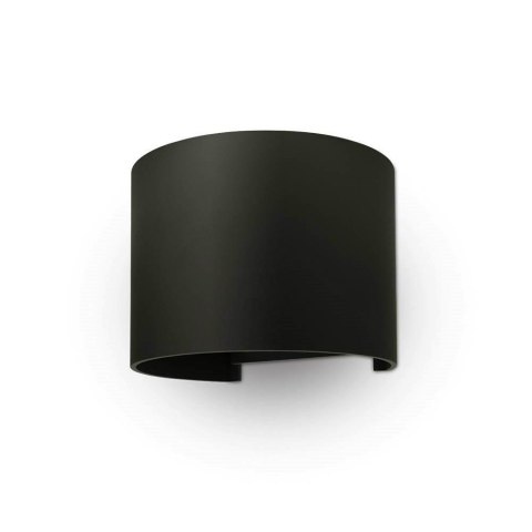 Lampa Kinkiet Oprawa Ścienna 5W V-TAC Góra Dół Regulowana Czarny Okrągły IP65 Bridgelux VT-756-B 4000K 700lm