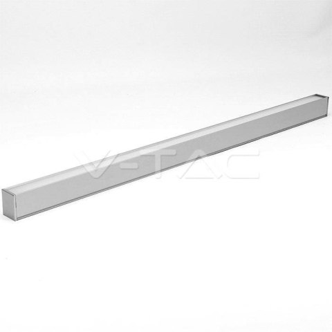 Oprawa V-TAC LED Linear SAMSUNG CHIP 40W Natynk/Zwieszana Do łączenia Srebrna 0-10V 120cm VT-7-43 4000K 3590lm 5 Lat Gwarancji