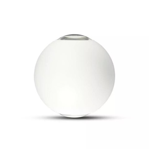 Kinkiet Ścienny V-TAC 4W LED Biały Okrągły IP65 VT-836 3000K 450lm