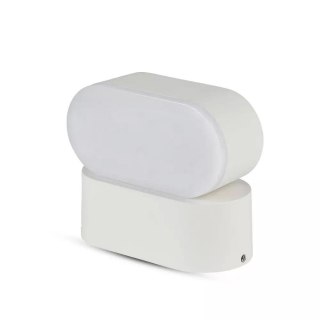 Kinkiet Ścienny V-TAC 6W LED Biały IP65 Obrotowy 350st VT-816-W-N 4000K 800lm