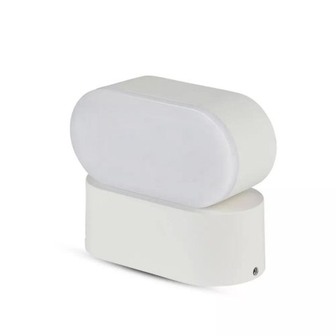 Kinkiet Ścienny V-TAC 6W LED Biały IP65 Obrotowy 350st VT-816-W-N 4000K 800lm