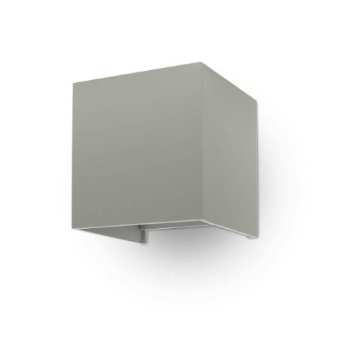 Oprawa Ścienna V-TAC 11W LED Góra Dół Regulowana Chip BRIDGELUX Szary Kwadrat IP65 VT-759-12-G 4000K 1360lm