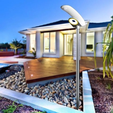 Oprawa Ogrodowa Parkowa V-TAC 20W Czujnik Ruchu Pilot VT-130W 6400K 2000lm 5 Lat Gwarancji