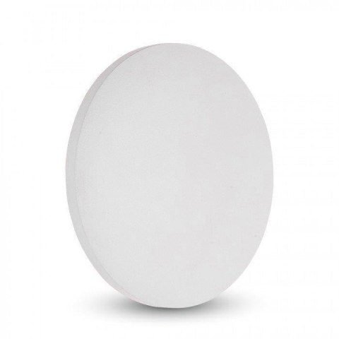 Oprawa Ścienna Kinkiet 8W V-TAC Bridgelux Biały Okrągły 180mm IP65 VT-743 4000K 1280lm