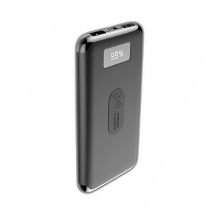 Power Bank V-TAC 10000mAh LCD + Bezprzewodowe ładowanie Indukcja Czarny V-TAC VT-3505
