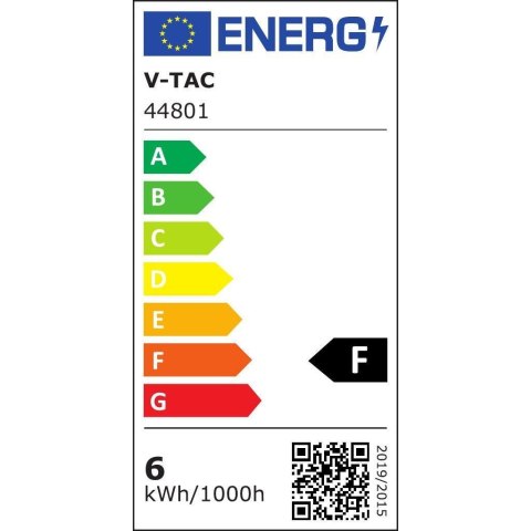 Żarówka LED V-TAC 6W A60 E27 Filament Mrożona VT-1935C 2700K 660lm
