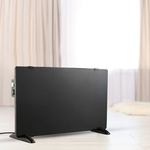 Grzejnik Panelowy Szklany 2000W LED Czarny V-TAC VT-2000-B