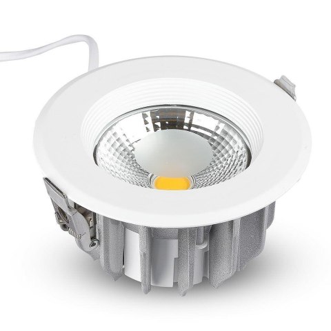 Oprawa 20W LED V-TAC COB Downlight Okrągły 120Lm/W VT-26201 3000K 2400lm
