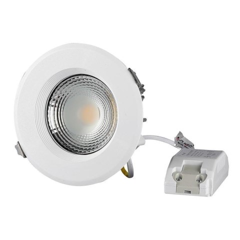 Oprawa 20W LED V-TAC COB Downlight Okrągły 120Lm/W VT-26201 6000K 2400lm