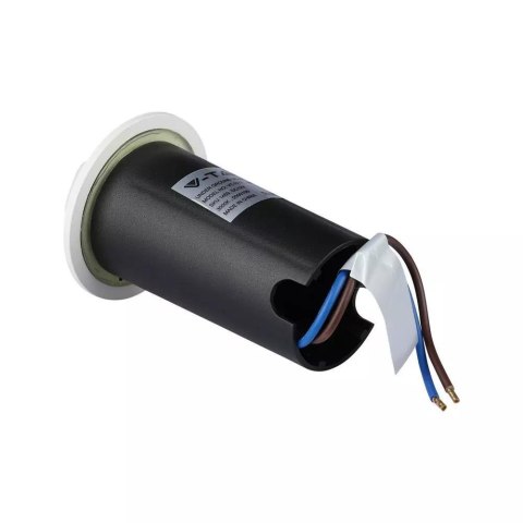 Oprawa Gruntowa Ogrodowa Najazdowa 1W LED Biała 2-Stronna IP67 V-TAC VT-1161 3000K 10lm