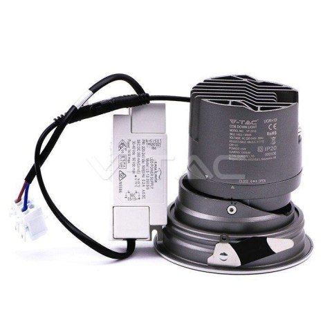 Oprawa LED Downlight V-TAC 35W COB CREE CRI95+ UGR19 24st VT-2936 3000K 2300lm 5 Lat Gwarancji