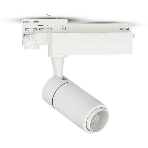 Oprawa LED V-TAC Szynosystem 3F 15W Biała Bluetooth Barwa CCT 16-53st VT-7715-W 650lm