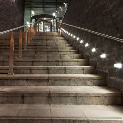 Oprawa Schodowa 3W LED V-TAC Biały Prostokąt 230V IP65 VT-1162 4000K 110lm