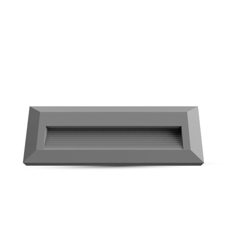 Oprawa Schodowa 3W LED V-TAC Szary Prostokąt 230V IP65 VT-1162 3000K 110lm