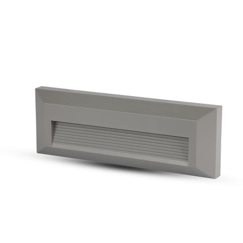 Oprawa Schodowa 3W LED V-TAC Szary Prostokąt 230V IP65 VT-1162 3000K 110lm