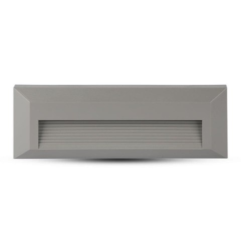 Oprawa Schodowa 3W LED V-TAC Szary Prostokąt 230V IP65 VT-1162 3000K 110lm
