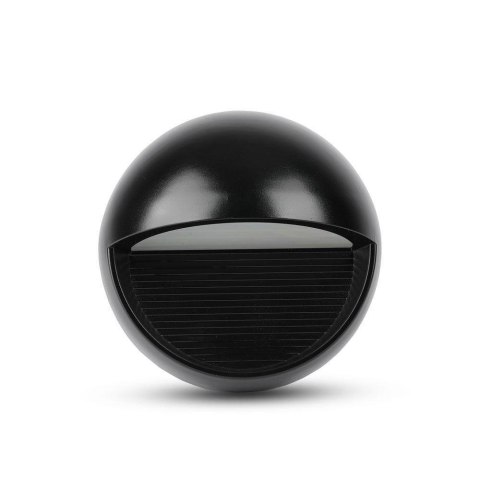 Oprawa Ścienna Elewacyjna 3W LED V-TAC Czarna Okrągła 230V IP65 VT-1182-B 4000K 210lm