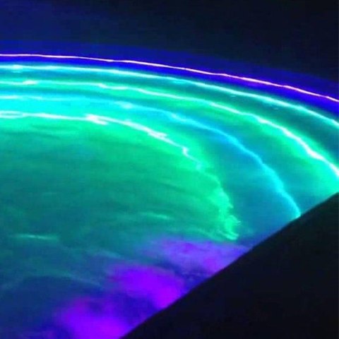 Neon Flex V-TAC 24V IP68 10mb Cięcie co 5cm 6,5W/m IP68 VT-554 Kolor Niebieski 260lm