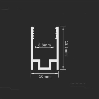 Profil Mocowanie Uchwyt do Neon Flex 50mm V-TAC