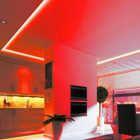 Taśma LED V-TAC SMD5050 300LED IP20 9W/m VT-5050 Kolor Czerwony 1000lm