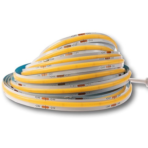 Zestaw LED V-TAC Taśma 280LED/m COB 24V 10W/m Zasilacz 24V 60W (2652+3264) 3000K 800lm