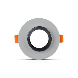 Oczko V-TAC GIPS BETON GU10 Okrągłe Wpuszczane Szary/Chrom VT-862-MG