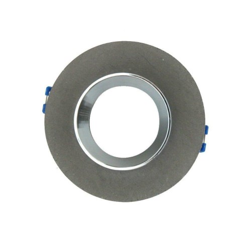 Oczko V-TAC GIPS BETON GU10 Okrągłe Wpuszczane Szary/Chrom VT-862-MG