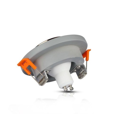 Oczko V-TAC GIPS BETON GU10 Okrągłe Wpuszczane Szary/Różowe Złoto VT-862-MGRD 5 Lat Gwarancji