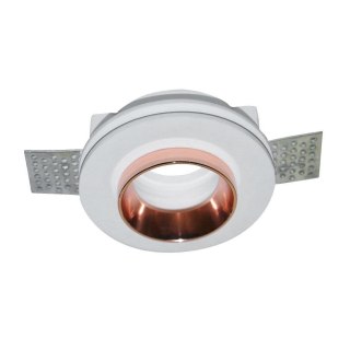 Oczko V-TAC GIPS GU10 Okrągłe Wpuszczane G-K Białe+Złoto VT-866-MRD 5 Lat Gwarancji