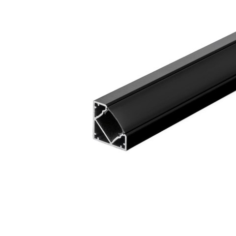 Profil Aluminiowy V-TAC 2mb Czarny, Klosz Czarny, Kątowy VT-8114