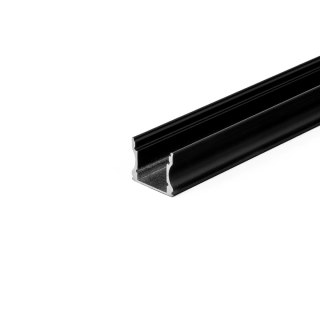 Profil Aluminiowy V-TAC 2mb Czarny, Klosz Czarny VT-8110